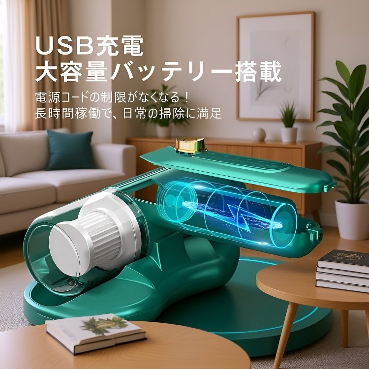 コードレスダニ掃除機