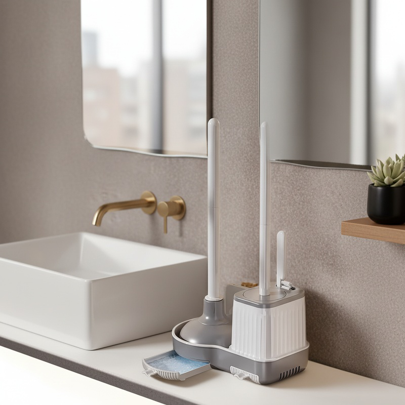 Toilettenbürste für effektive Fleckenentfernung