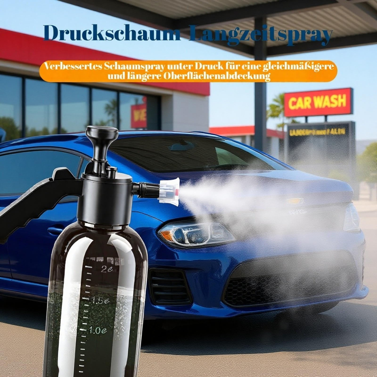 Hochdruck Druckluft-Autosprüher für effiziente Autoreinigung