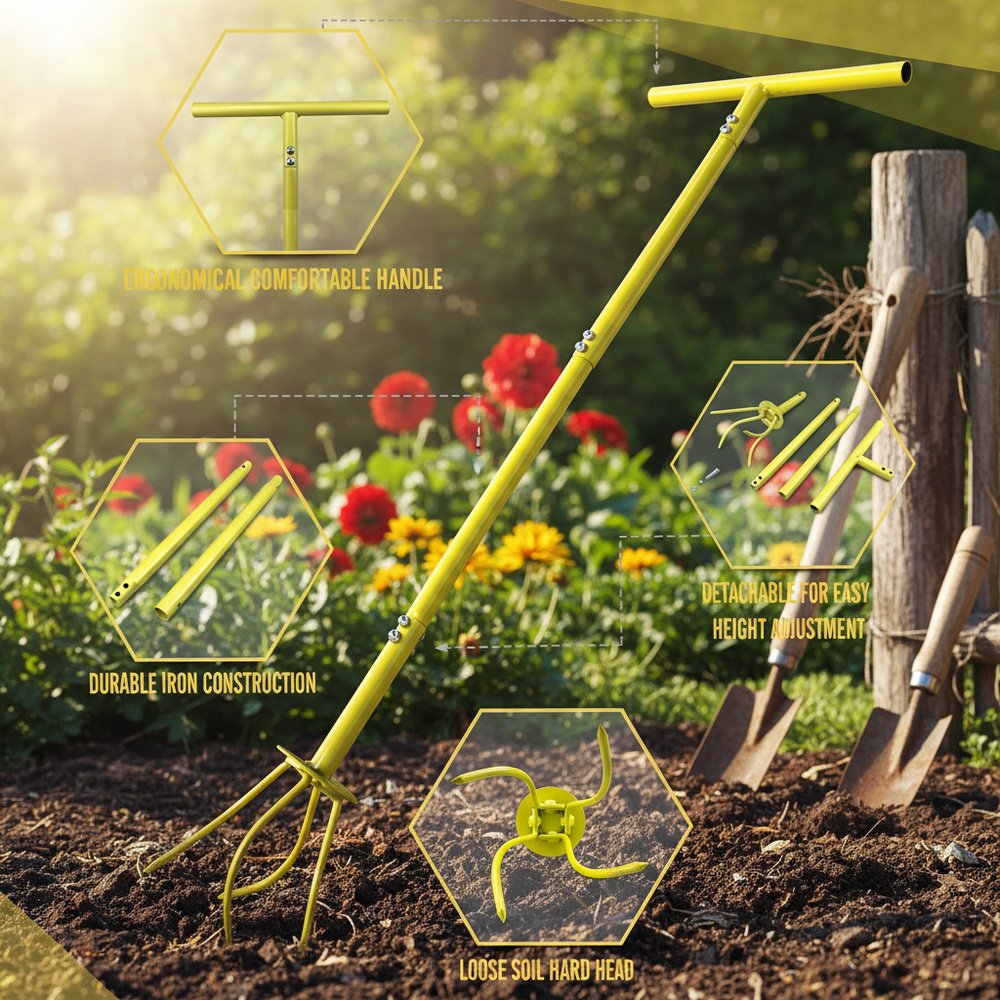Garden Claw Tool for Trimming and Soil Loosening