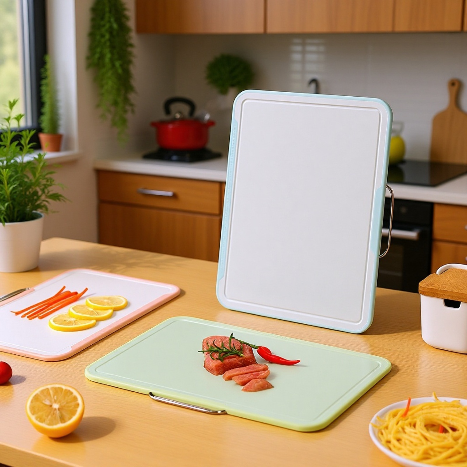 식기세척기 사용 가능 컬러 분류 도마 세트