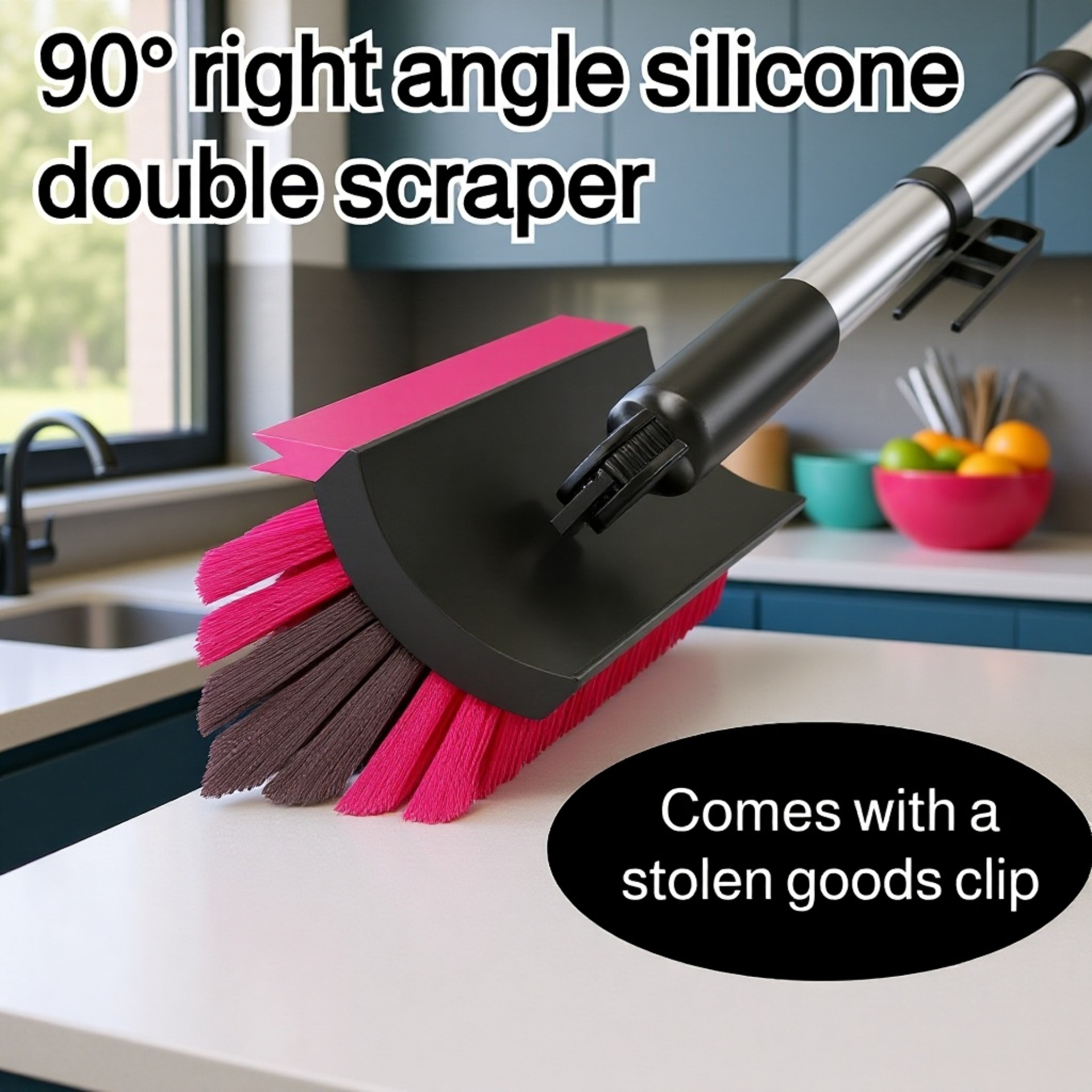 Long Handle Multifunctional Gap Floor Brush