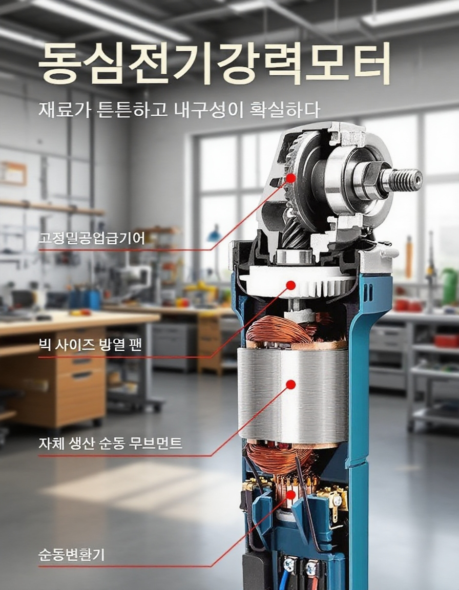 연마 기능 시연 사진