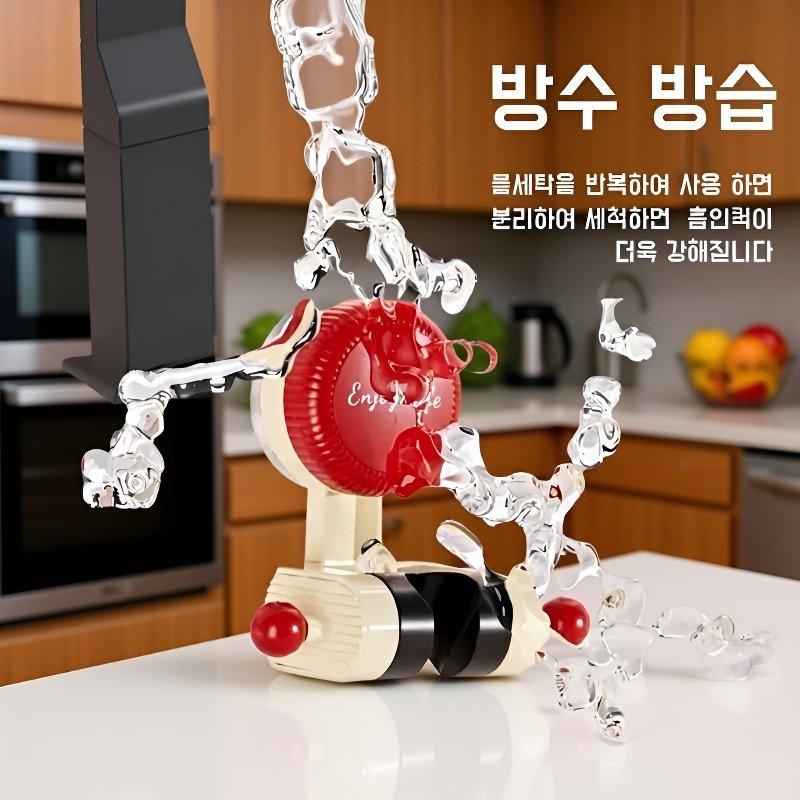 흡착판 샤워 스탠드 도파민 이동 조절식 회전식 펀치 프리 흡착판 스탠드 샤워 헤드 가정용