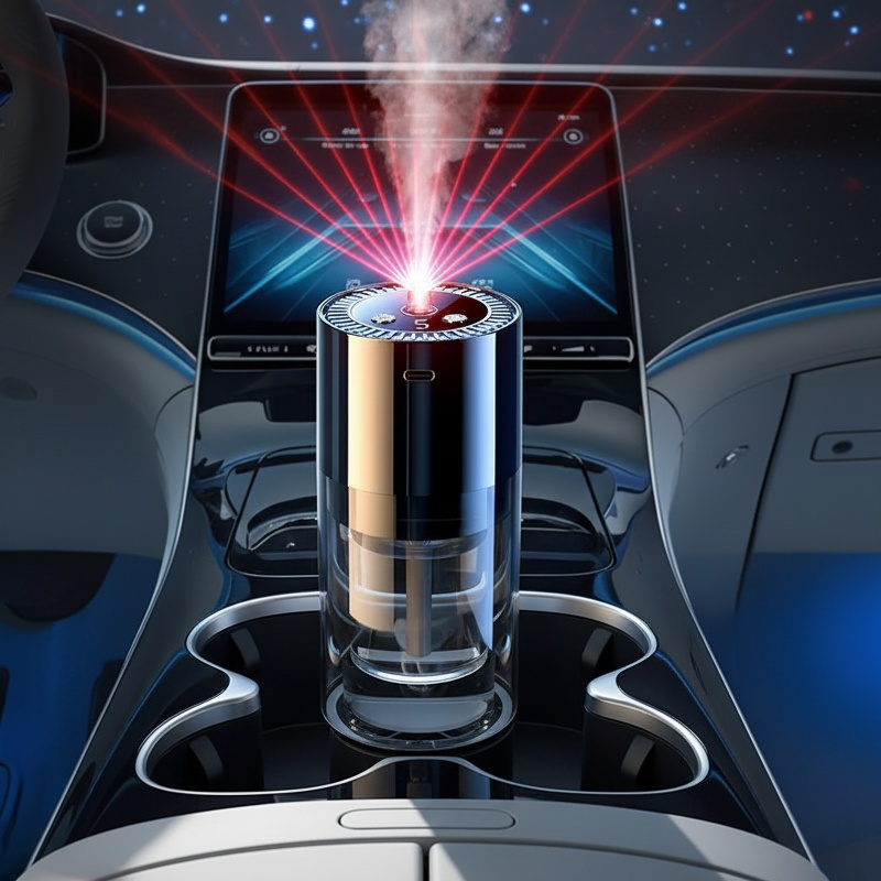 High-end Car Intelligent Aromatherapy Purifier Humidifier All-in-one Machine