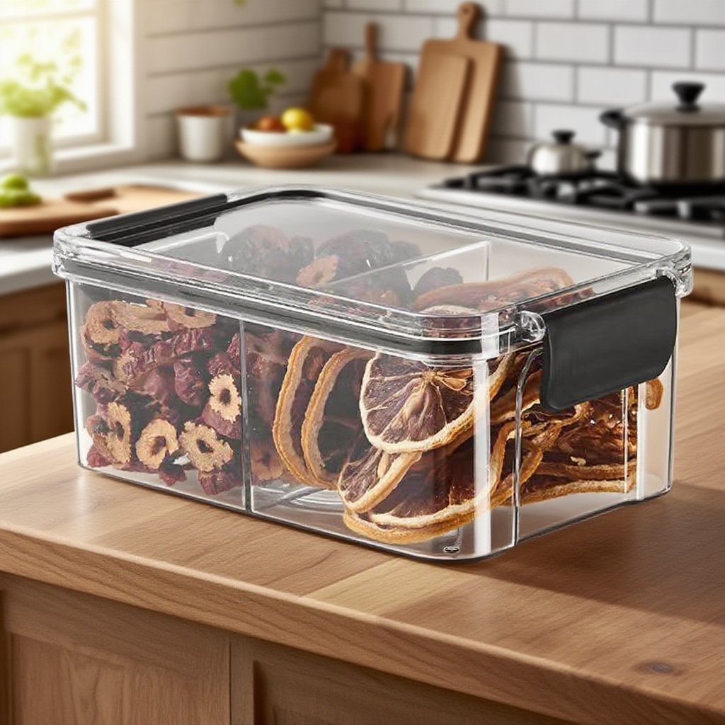 스플릿 투명 밀봉 탱크