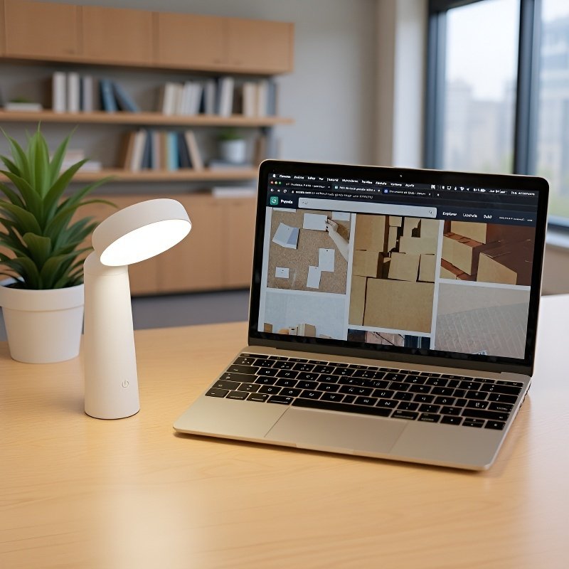 Multifunktionale kabellose LED Tischlampe (Augenschutz, drei Farbtemperaturen, dimmbar)
