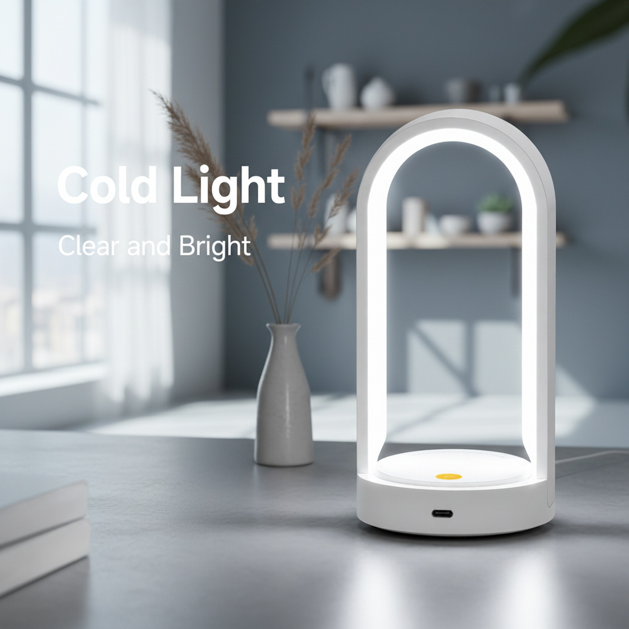 Side view of foldable night light design