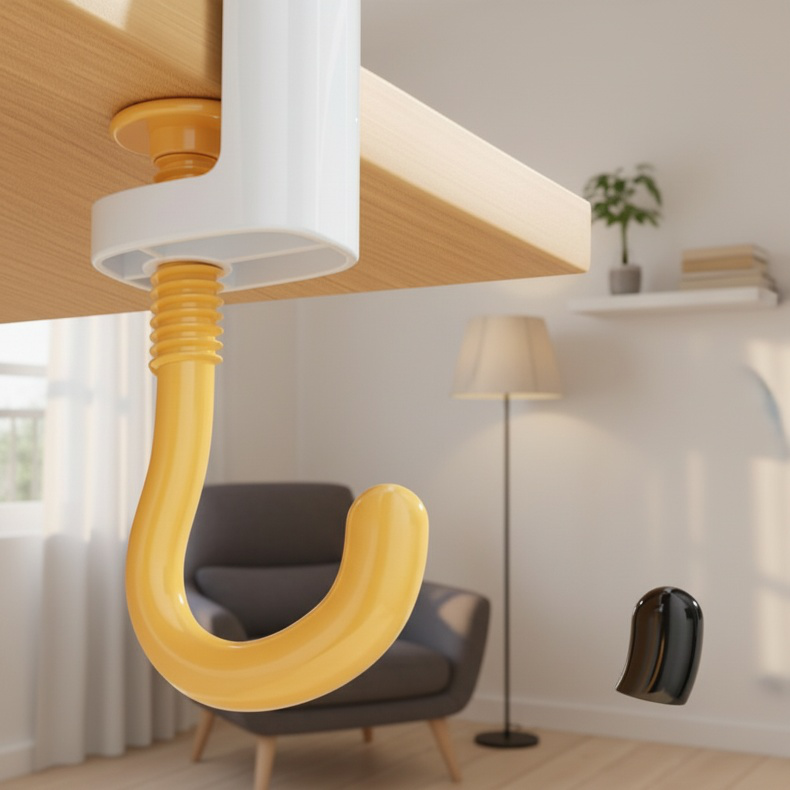 Support pratique pour sac à dos sur bureau d'enfant