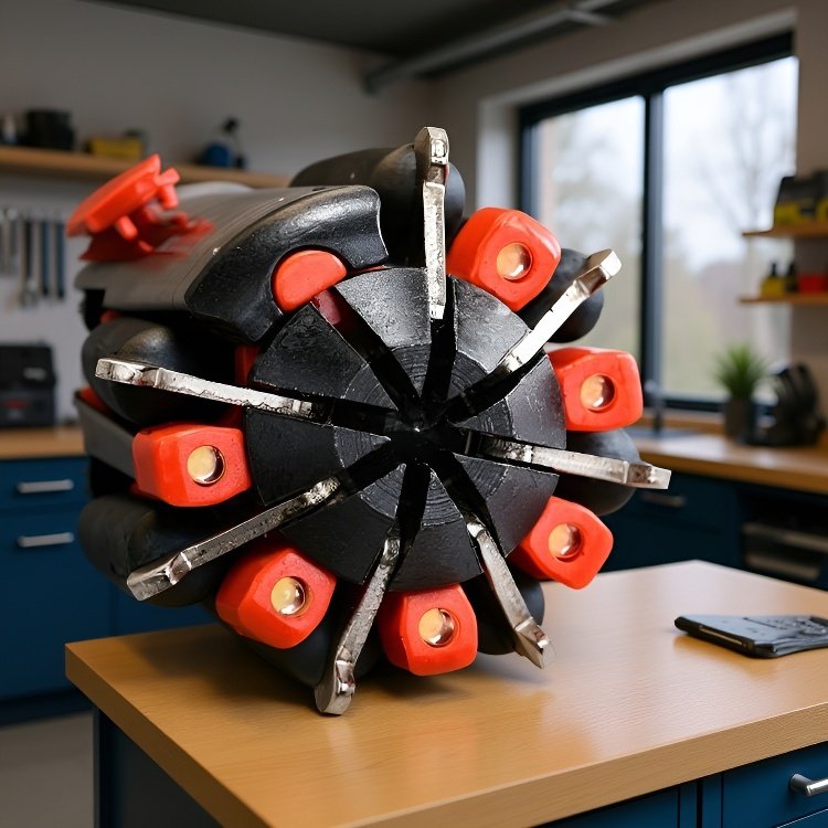 Eight in one multifunctional cross screwdriver