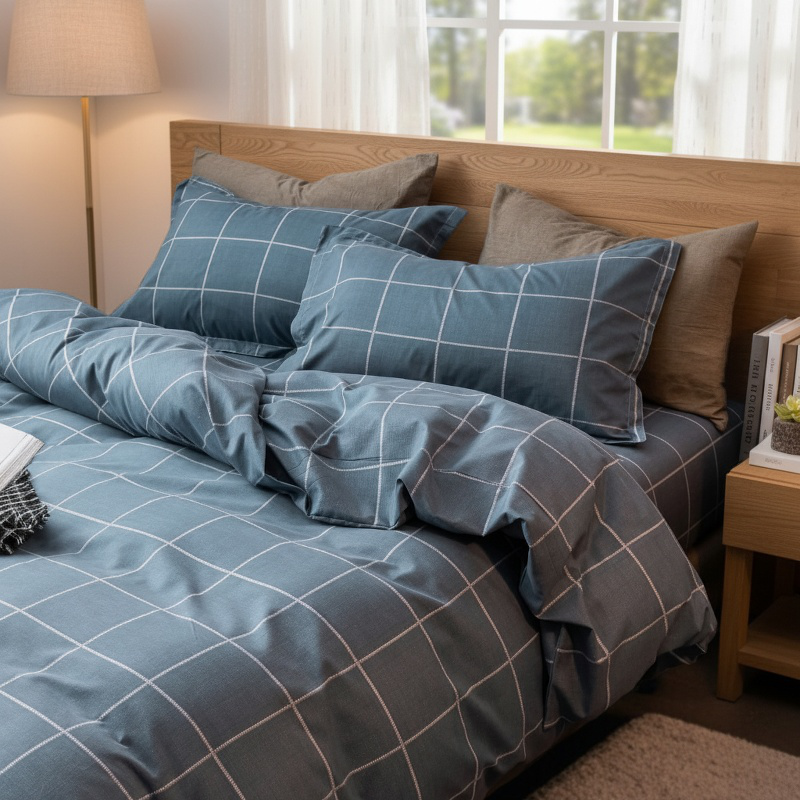 Autumn Quilt Cover Single Piece Three Piece Set Four Piece Set Student Dormitory Bedding