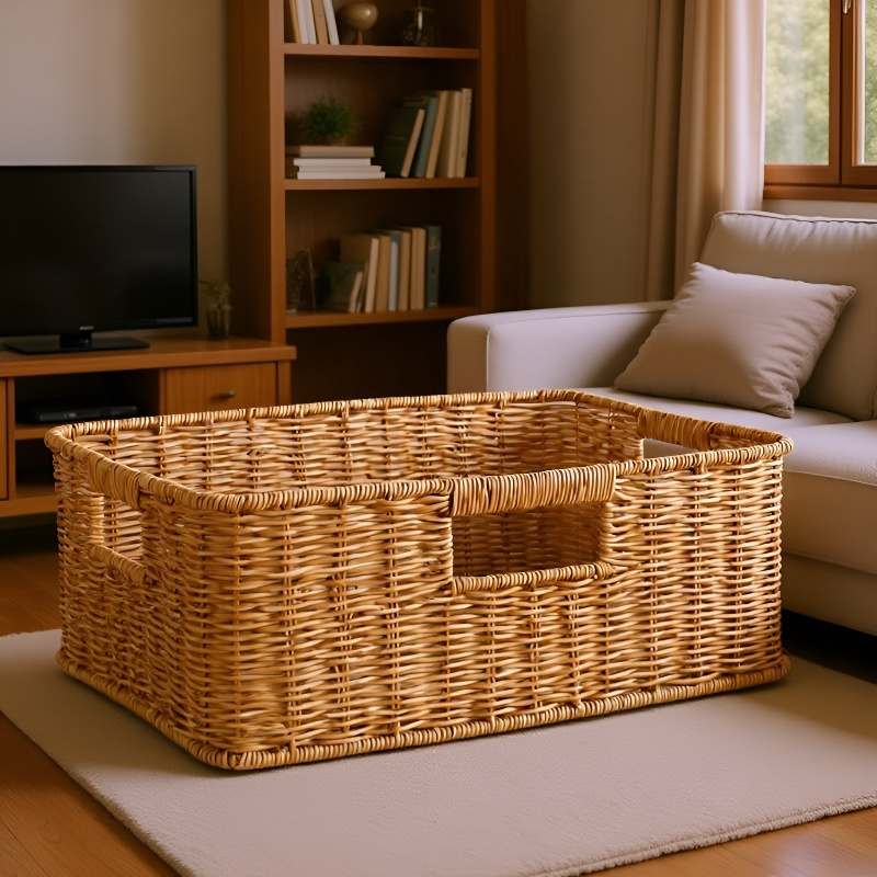 실용적인 수납 바구니 사용 예시