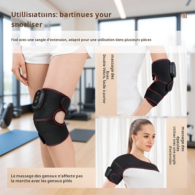 Appareil de massage pour genoux avec chauffage électrique