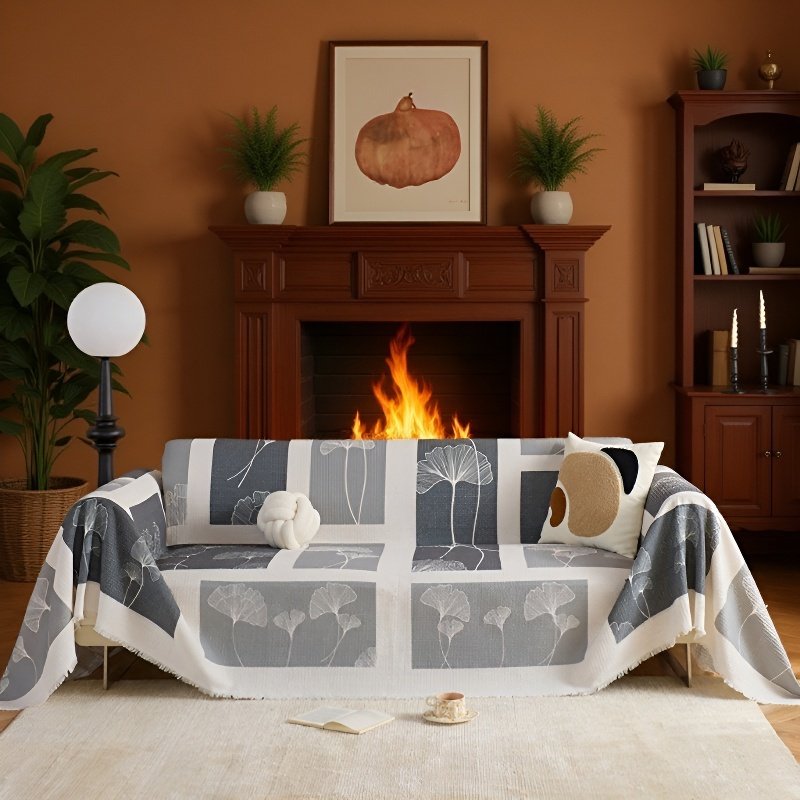 양면 풀커버 소파커버 미끄럼방지 풀커버 소파커버 셰닐 고양이잡기방지 소파커버