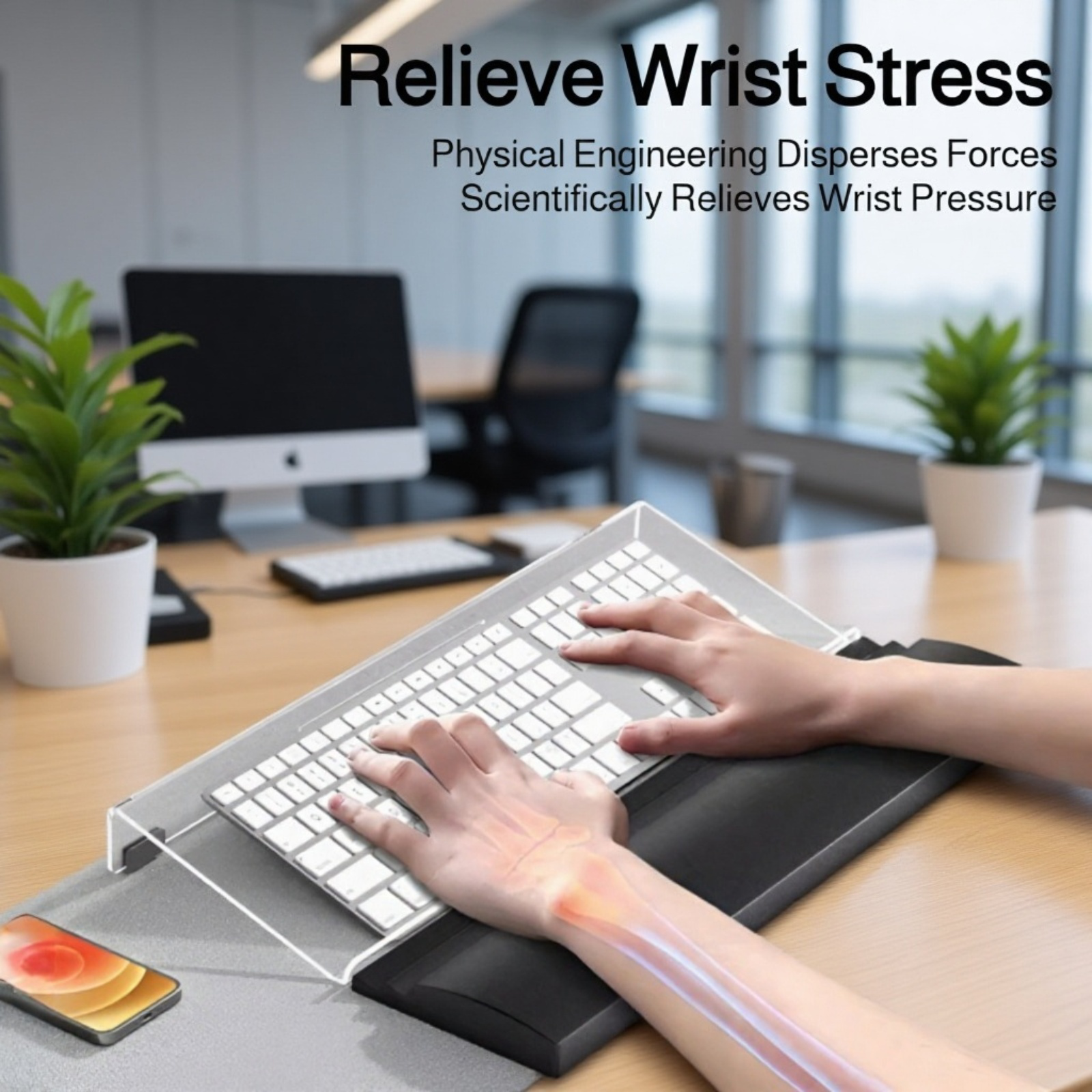 Ergonomic Keyboard Wrist Rest Pad