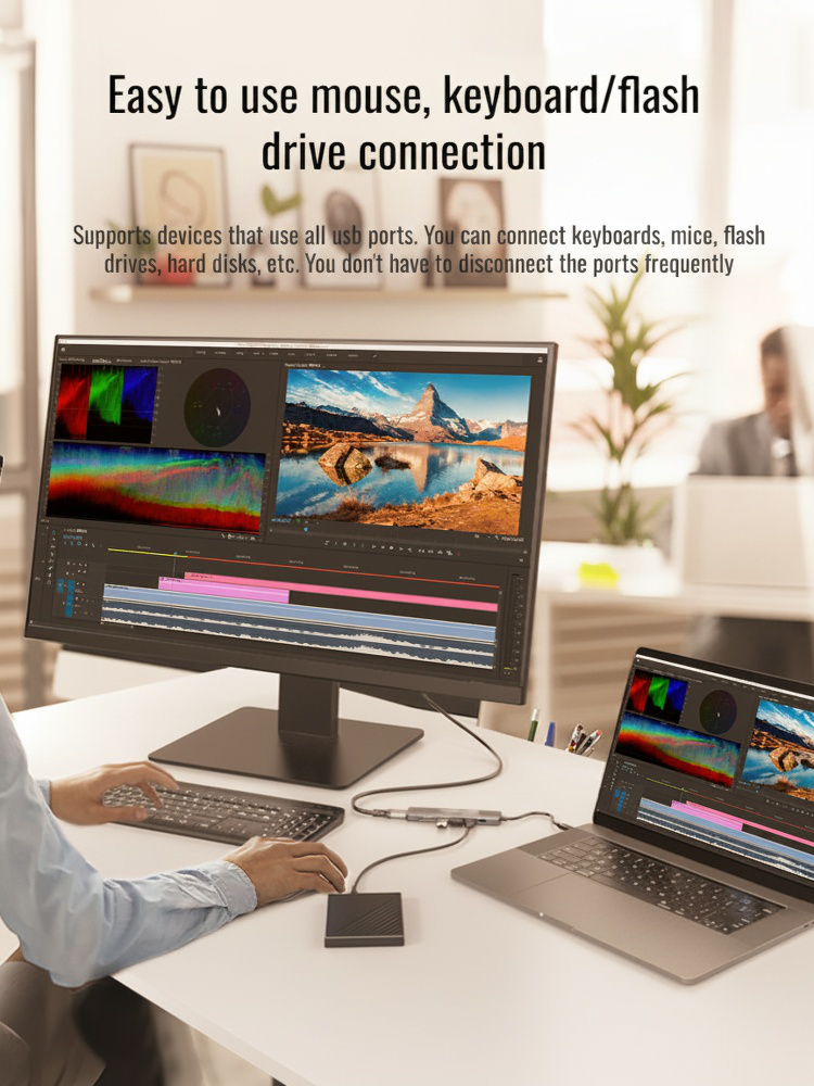 7-in-1 HDMI Multi-Function Docking Hub
