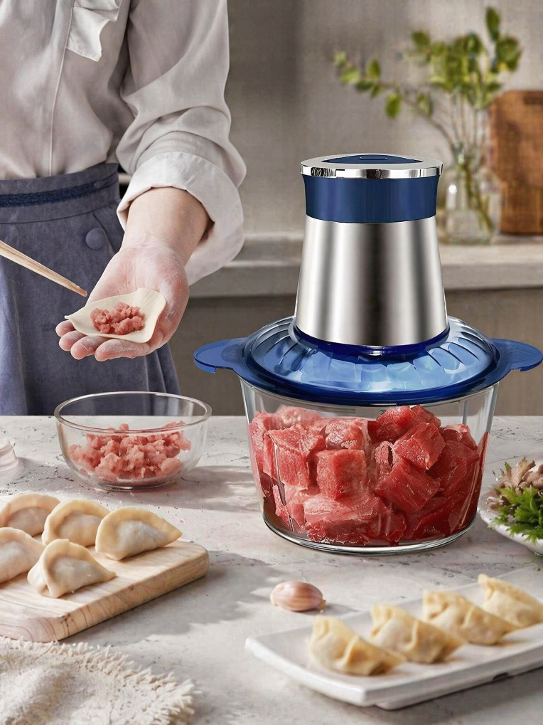 Fleischwolf zerkleinert frisches Fleisch effizient