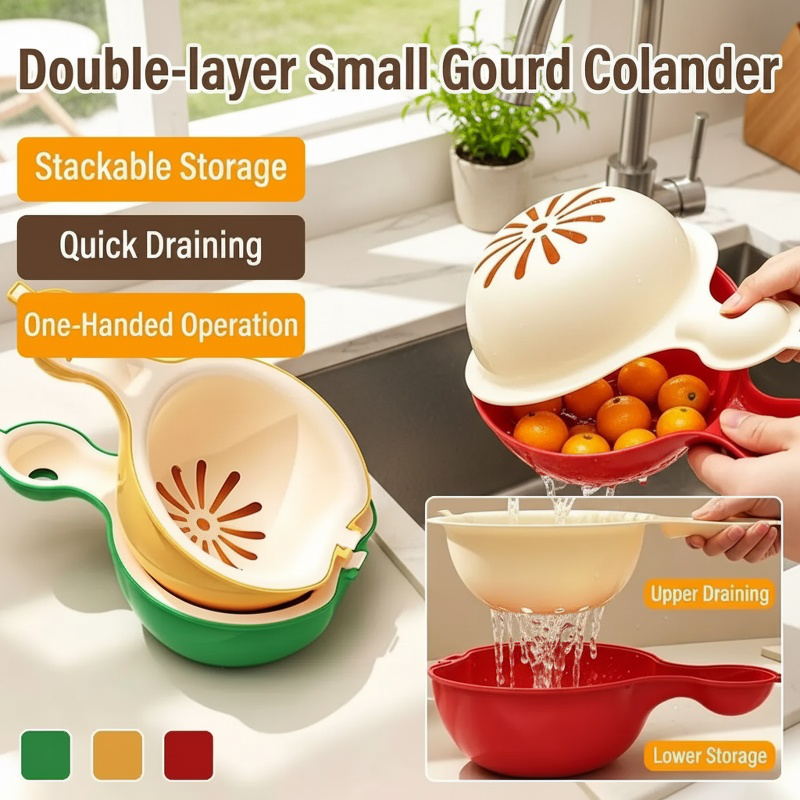 Double-layer Multifunctional Drain Basket