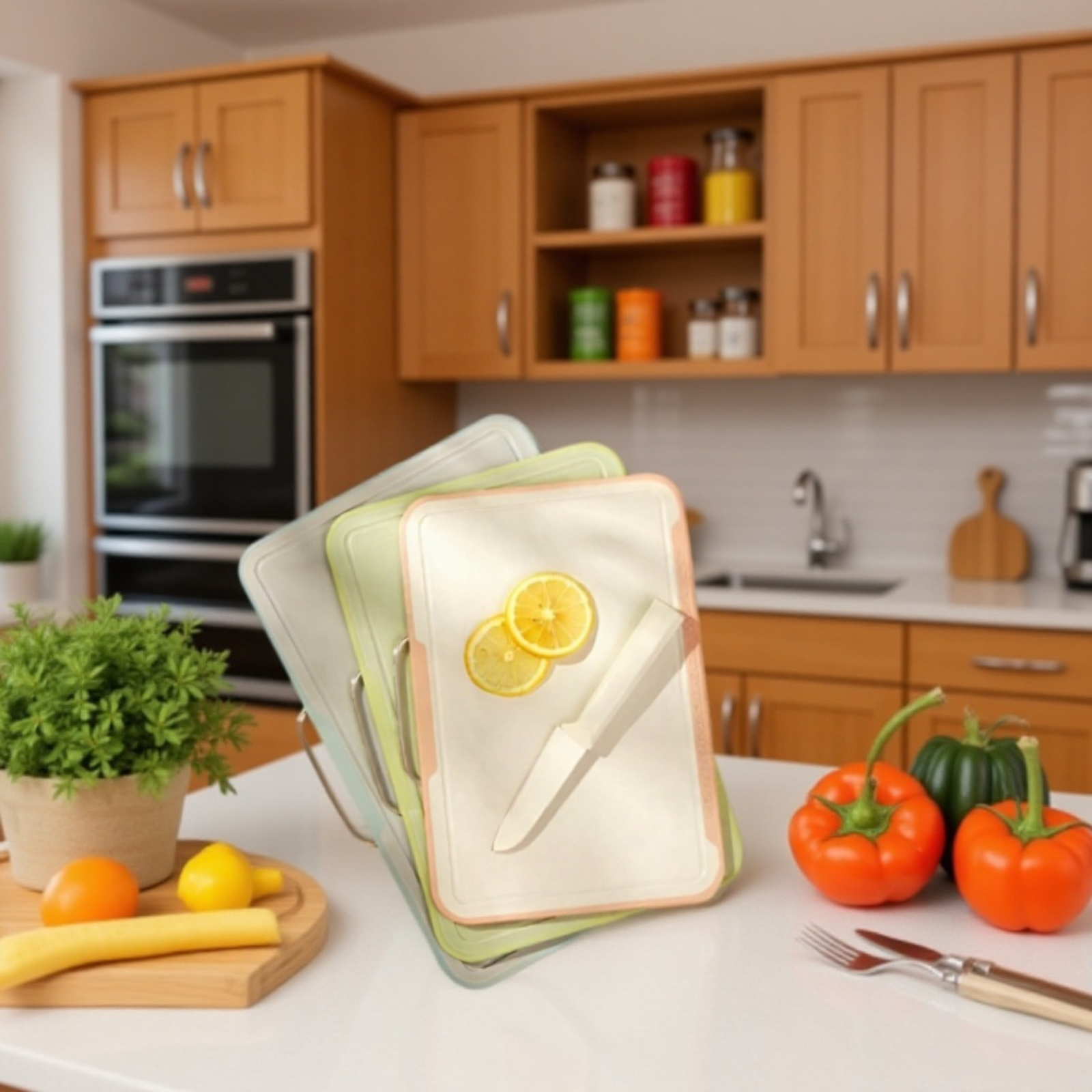 식기세척기 사용 가능 컬러 분류 도마 세트