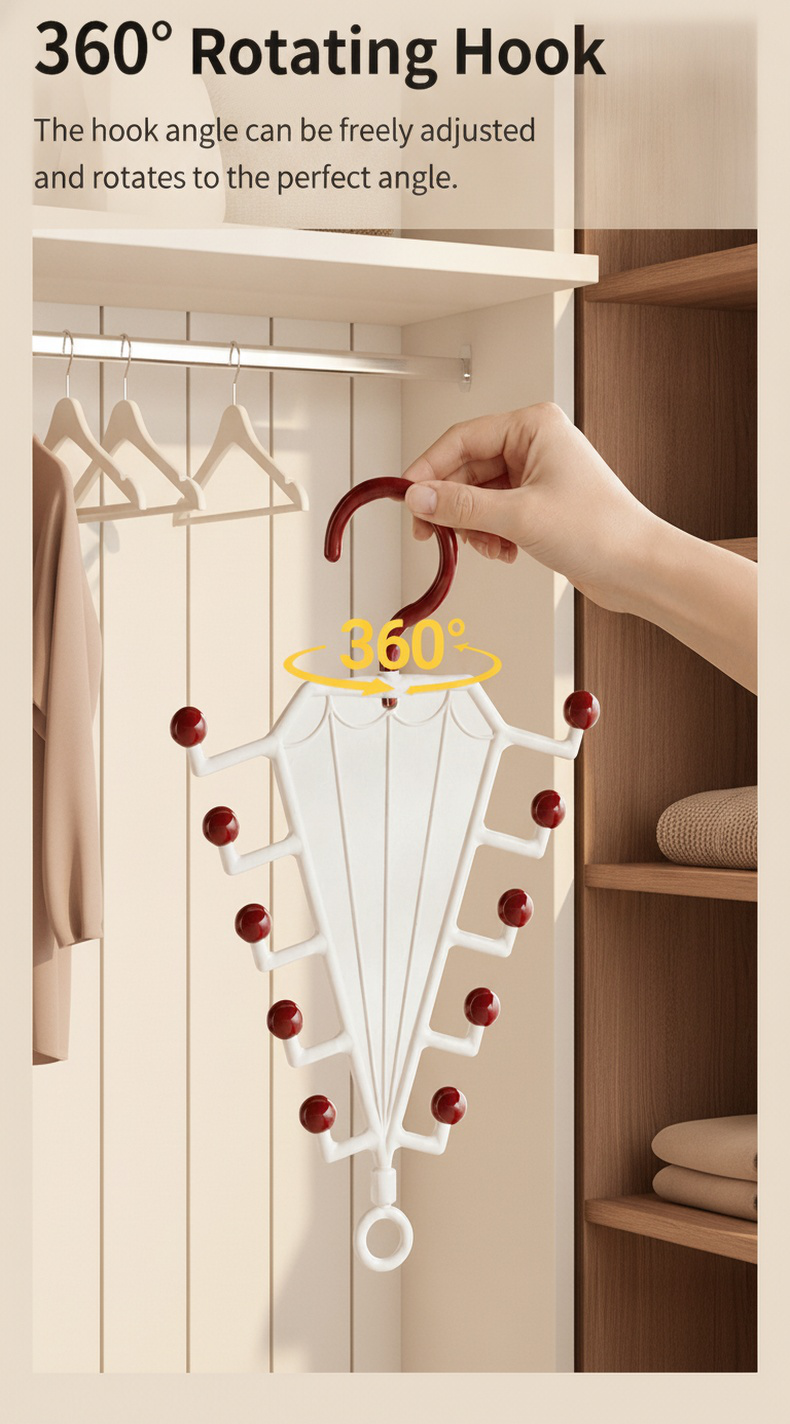 Multifunctional clothes hanger organizer for home use