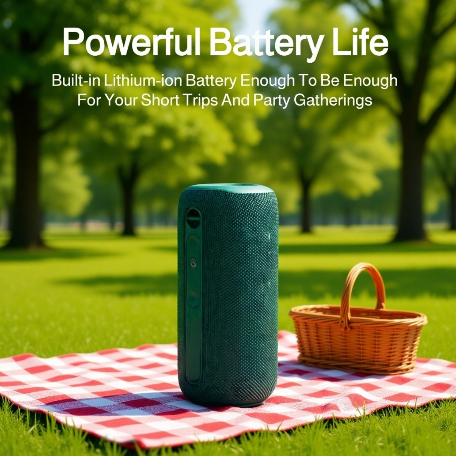 Compact wireless speaker for music lovers