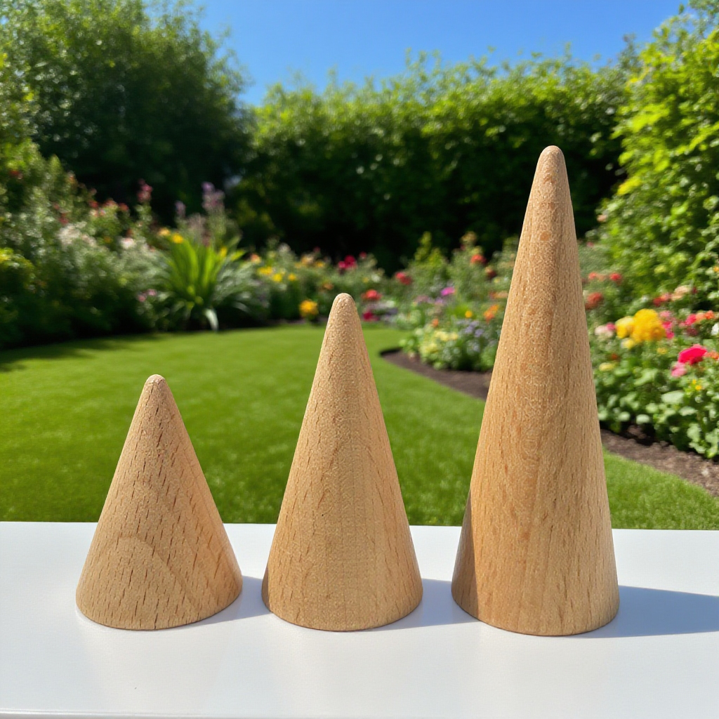 Stojan na prsteny – přírodní bukové dřevo