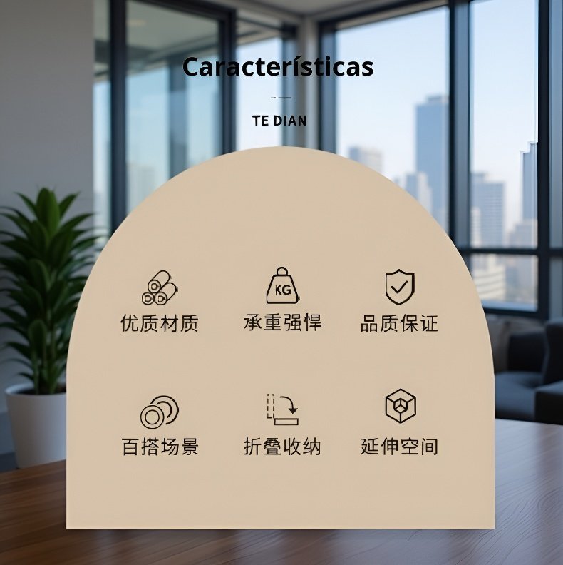 Vista lateral del artefacto de expansión de mesa