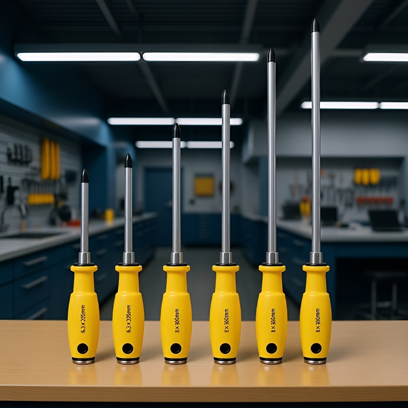 ポリプロピレン製手動六角・星型・磁気付きドライバーセット（プラス・マイナス）