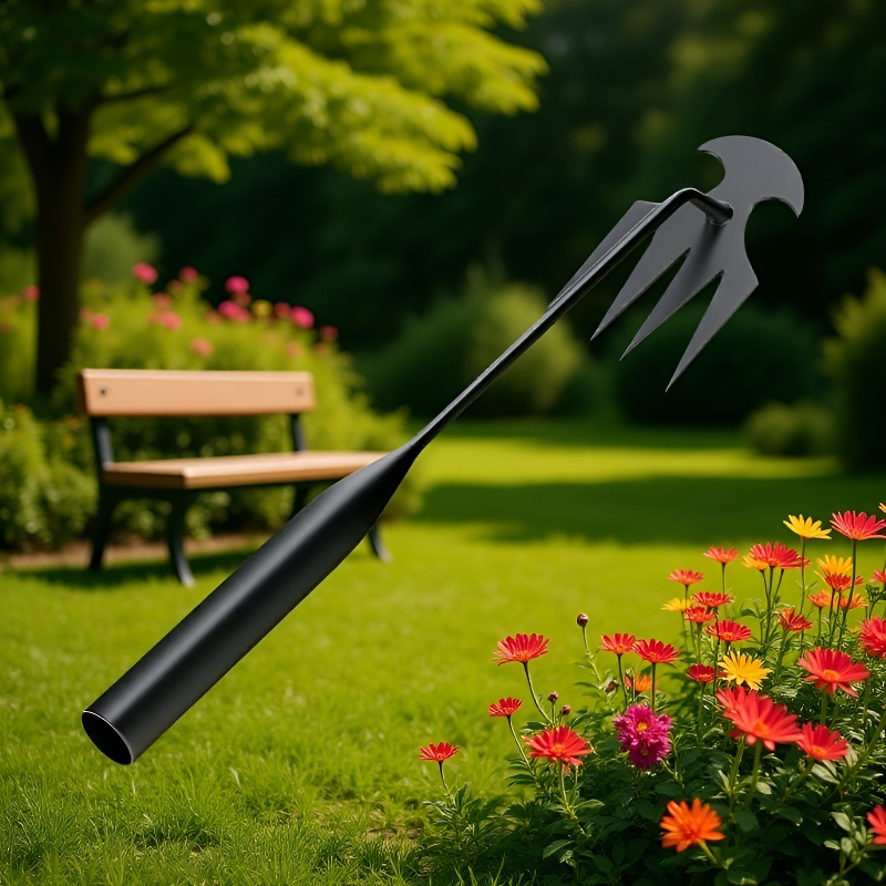 Multifunktionaler Unkrautvernichter mit Lockerungsschaufel für Wildgemüse