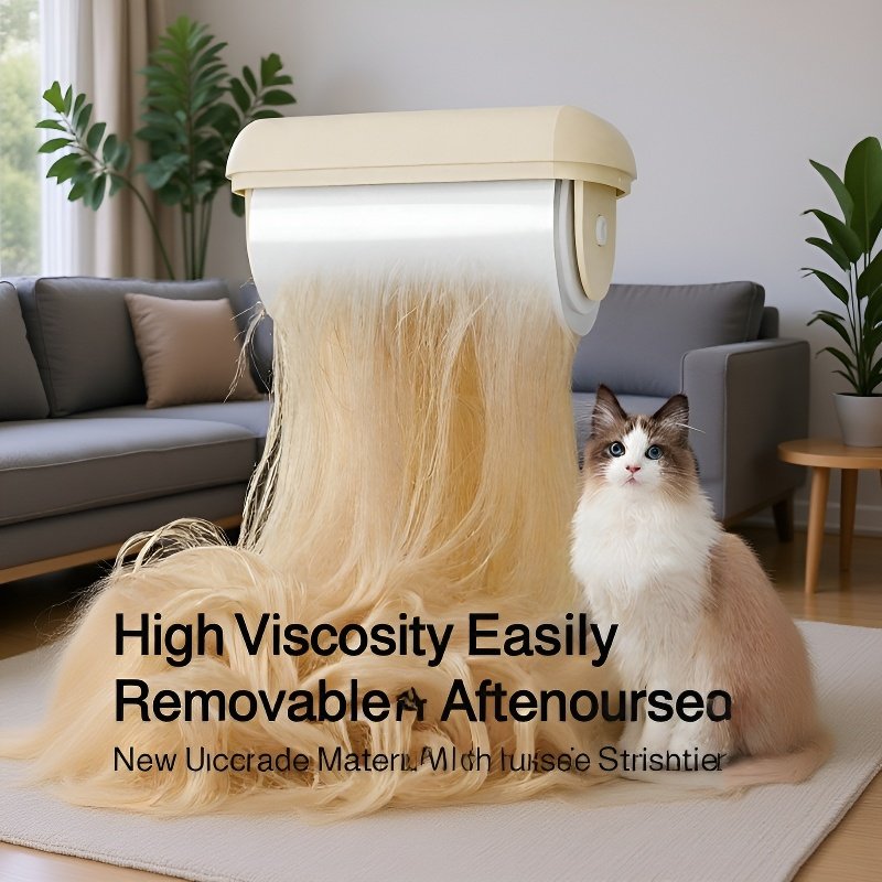 Household portable hair remover boxed roller stickers