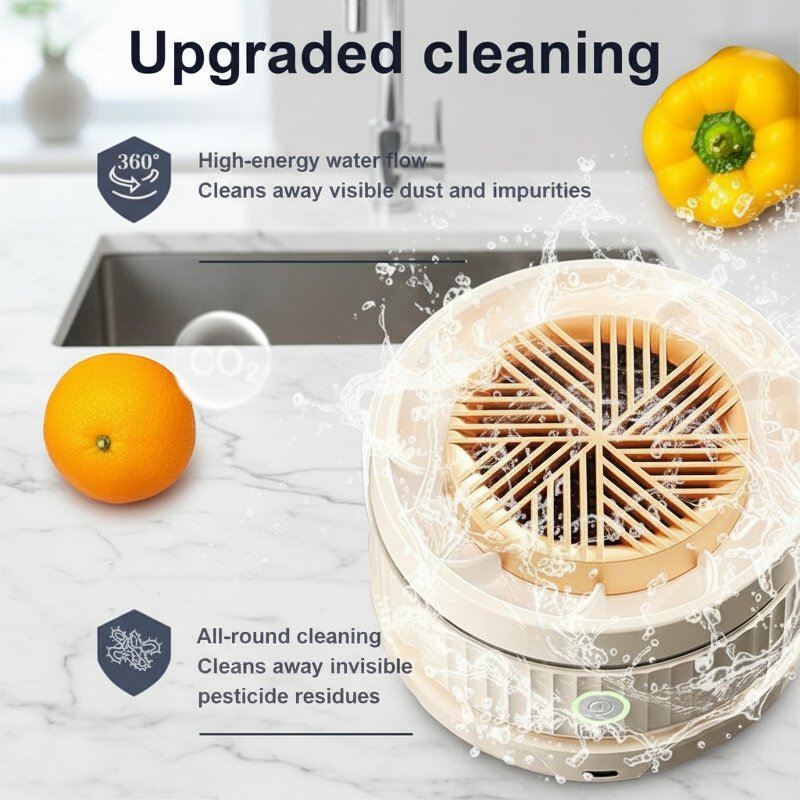Wireless Electric Fruit and Vegetable Washing and Purifying Machine
