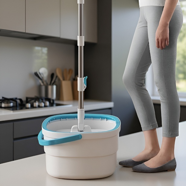 Household automatic mop bucket handfree cleaning tool