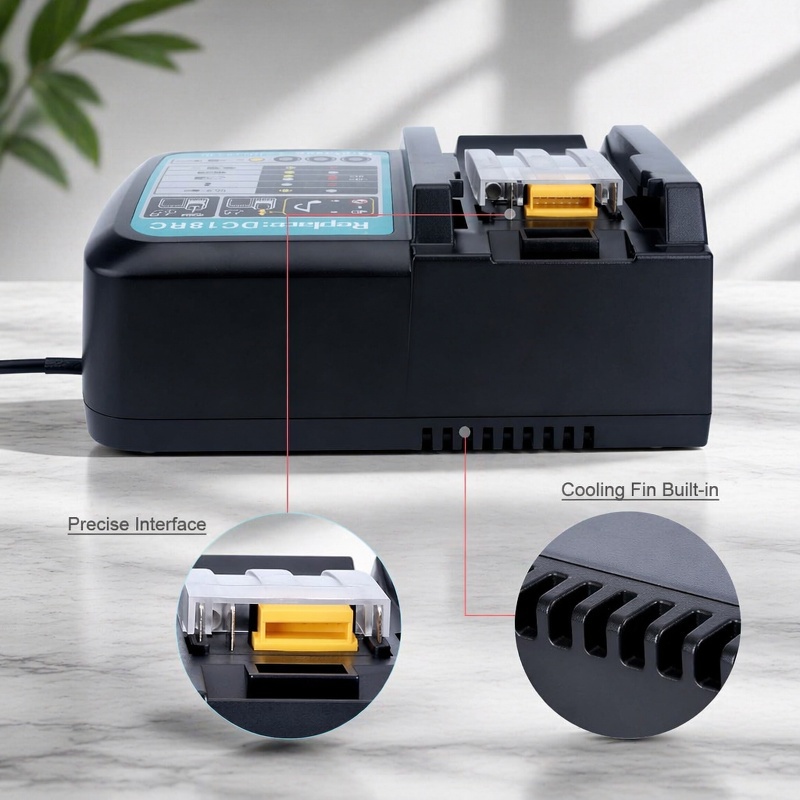 Makita 18V Lithium Battery Dedicated Fast Charger DC18RC