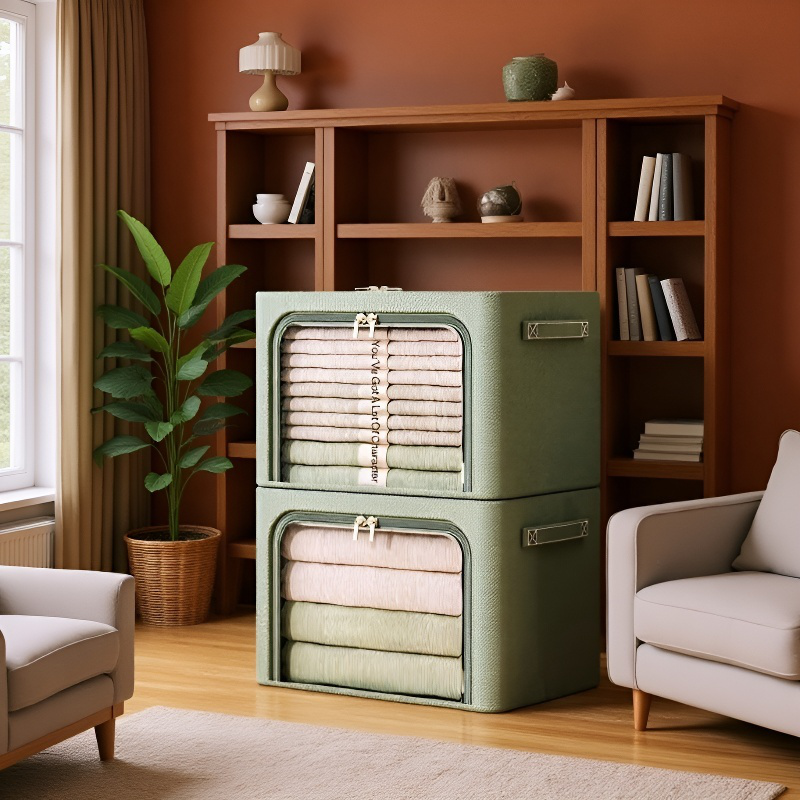 Kleider Aufbewahrungstasche Faltbare Kleiderschrank Organizer Haushaltsstoffkorb