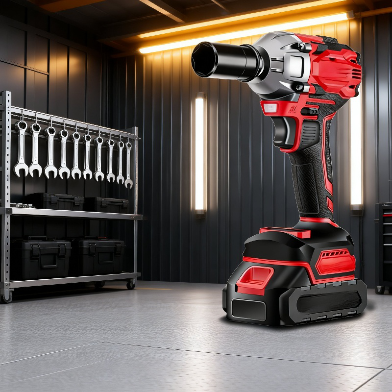 壁面穴あけ専用電動インパクトレンチ 高効率銅芯モーター