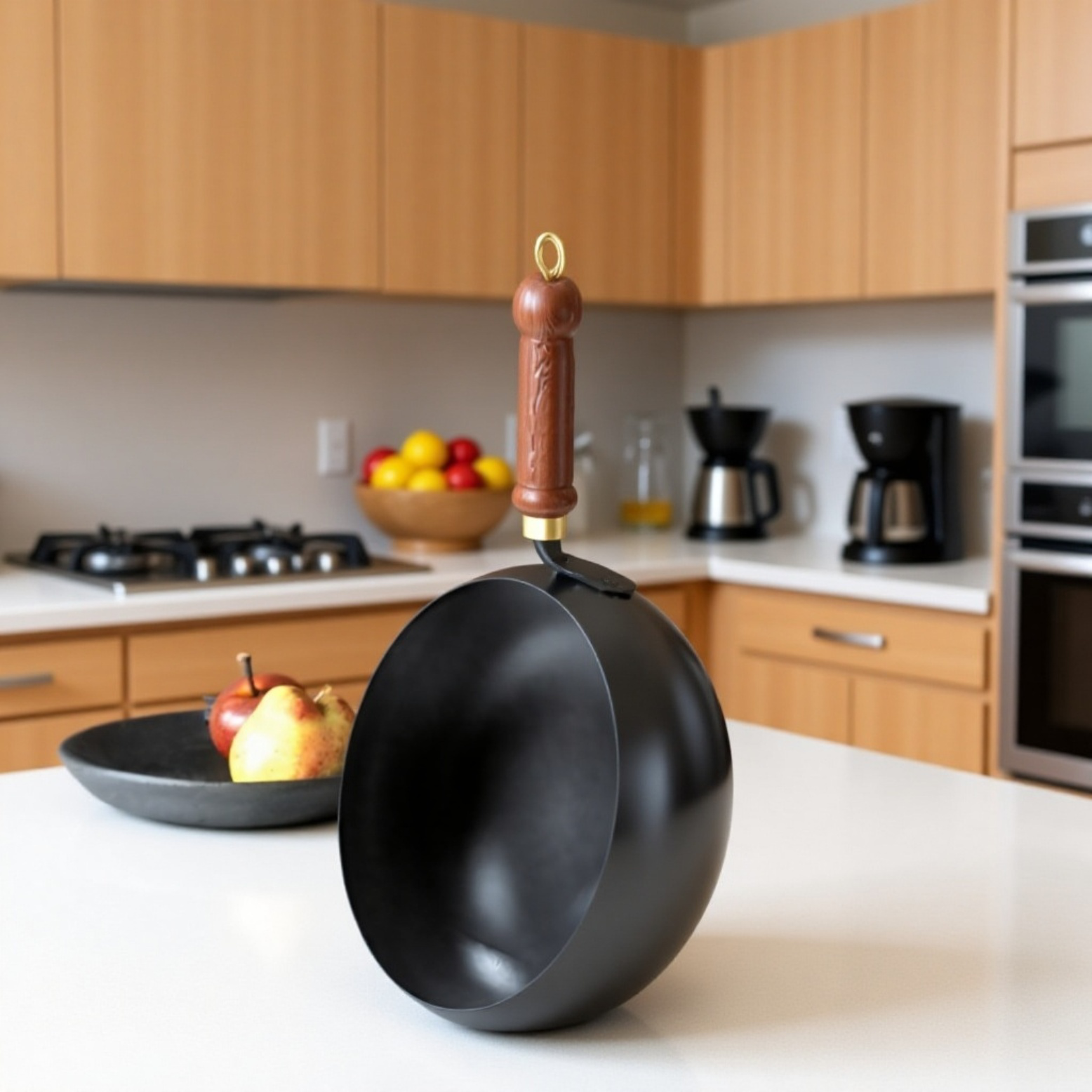 Vintage Non-Stick Small Iron Frying Pan and Stew Pot 24CM