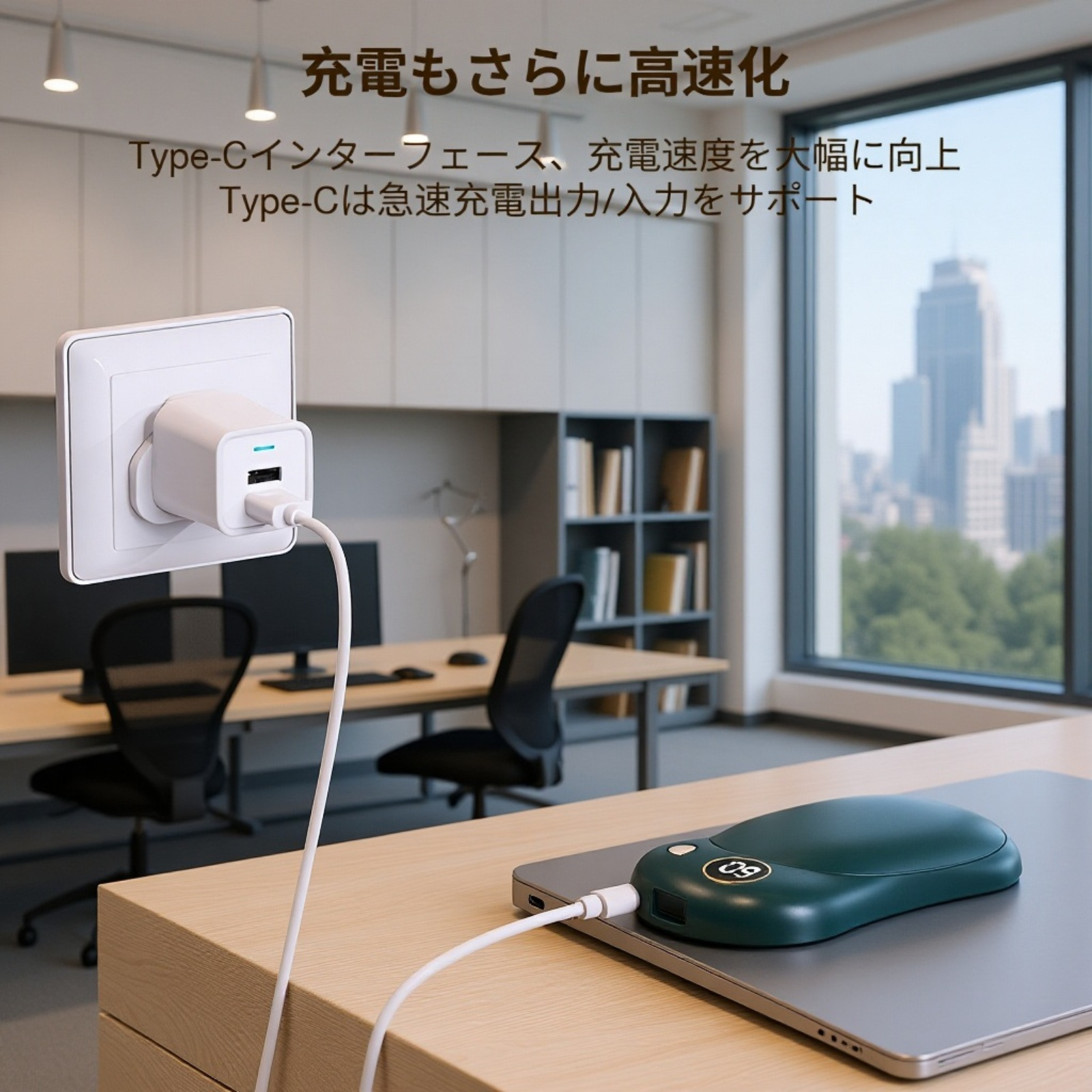 マグネット式ハンドウォーマーの着脱方法説明