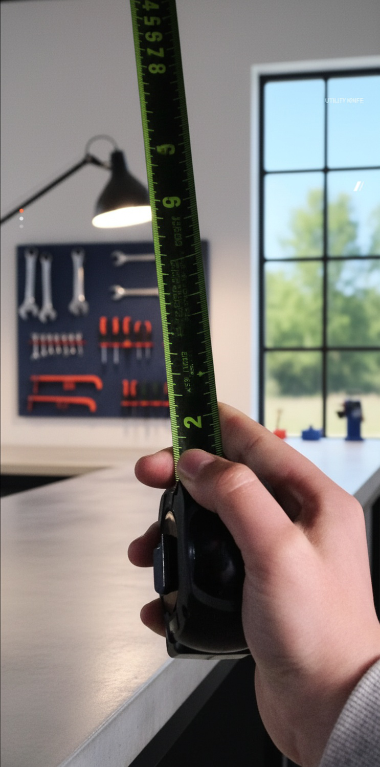 Ruban à mesurer ergonomique pour mesures exactes