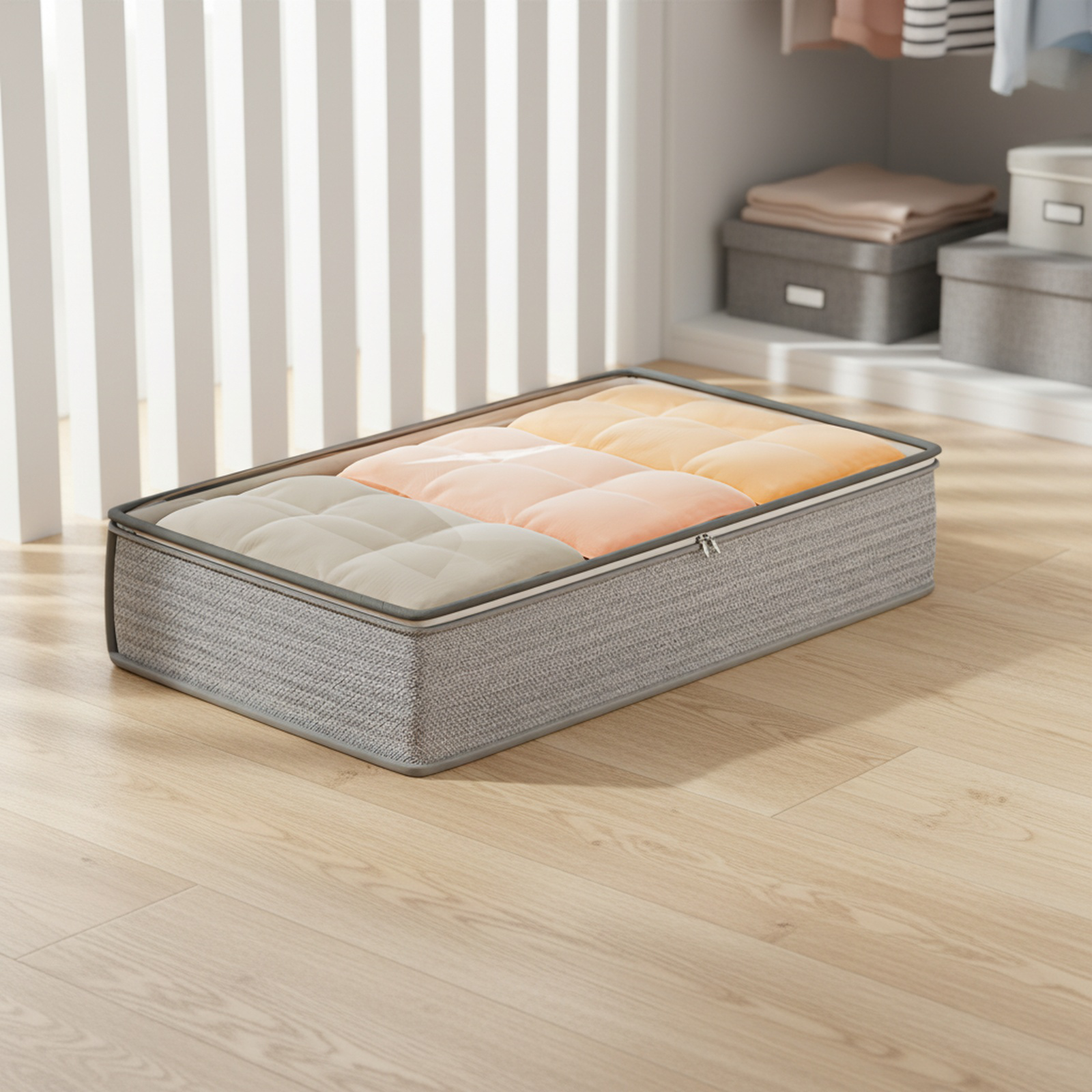 Caja organizadora para debajo de la cama
