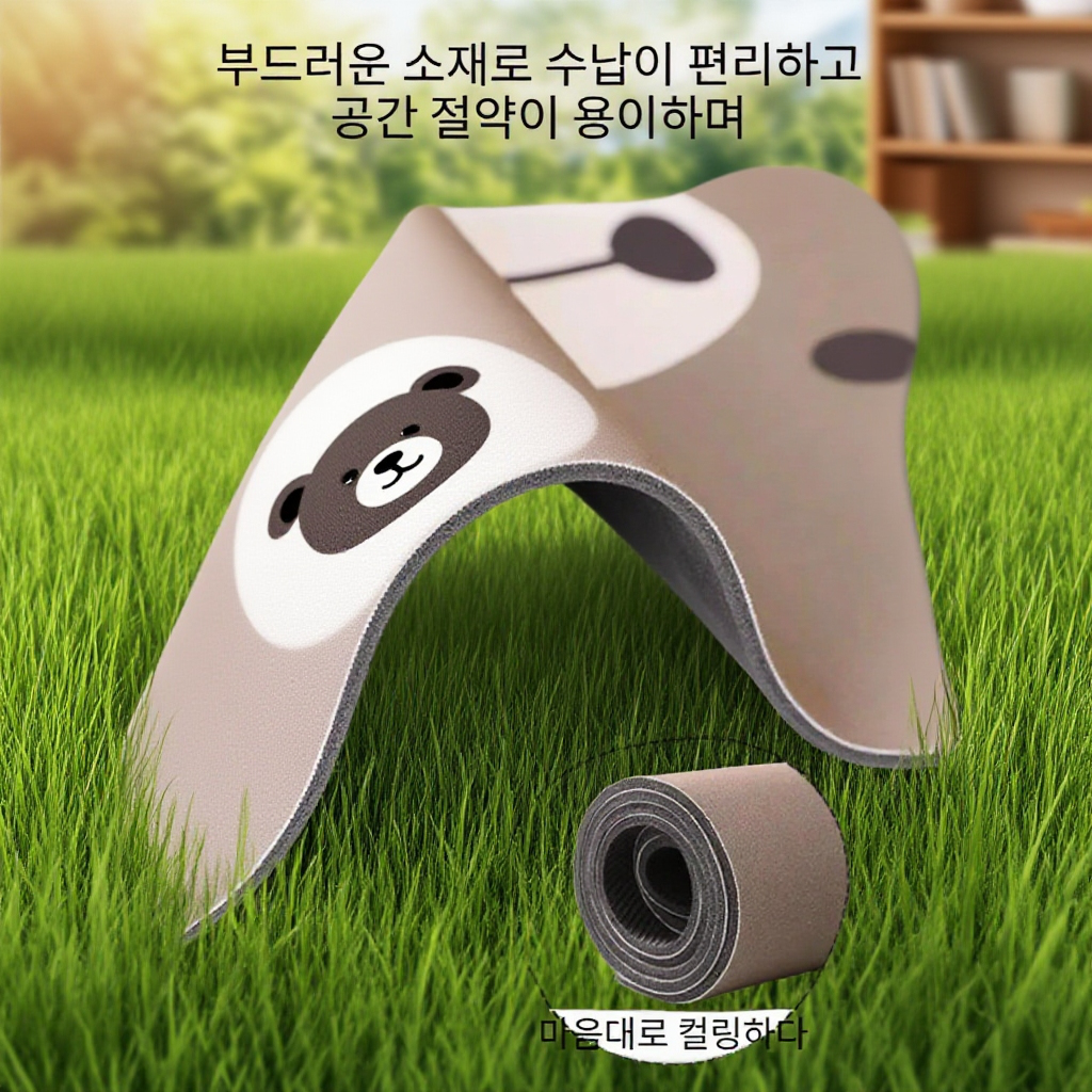 욕실/주방 L자형 빠른 건조 규조토 매트