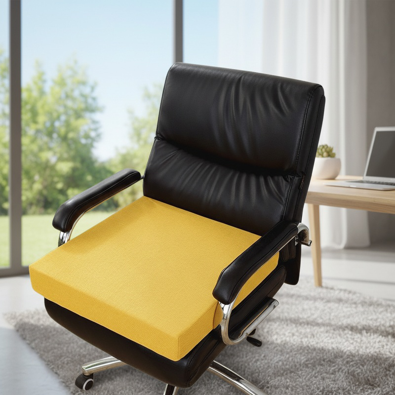 45D Firm Sponge Mat with Linen Cover for Plank Support