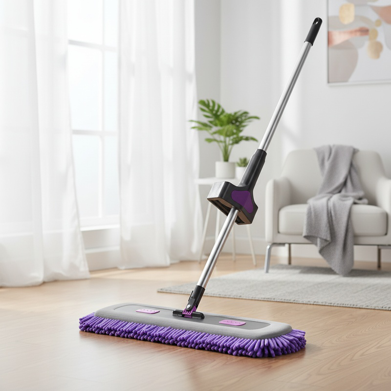 Wet Dry Flat Mop Flat Mop Big Absorbent Cleaning Solution Clip Cloth Hand Wash Free