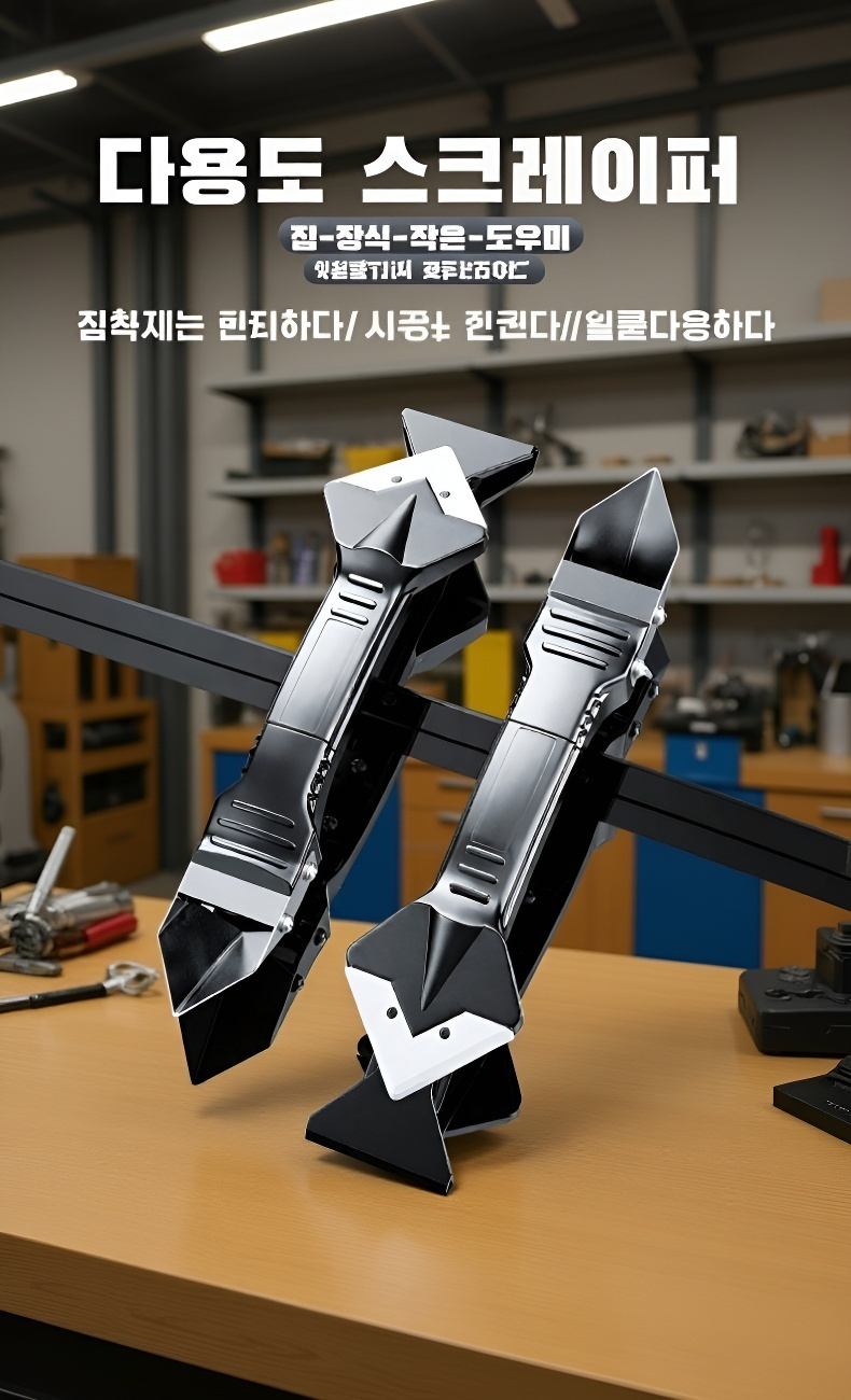 미봉 유리 접착 스크레이퍼 공구 전체 이미지