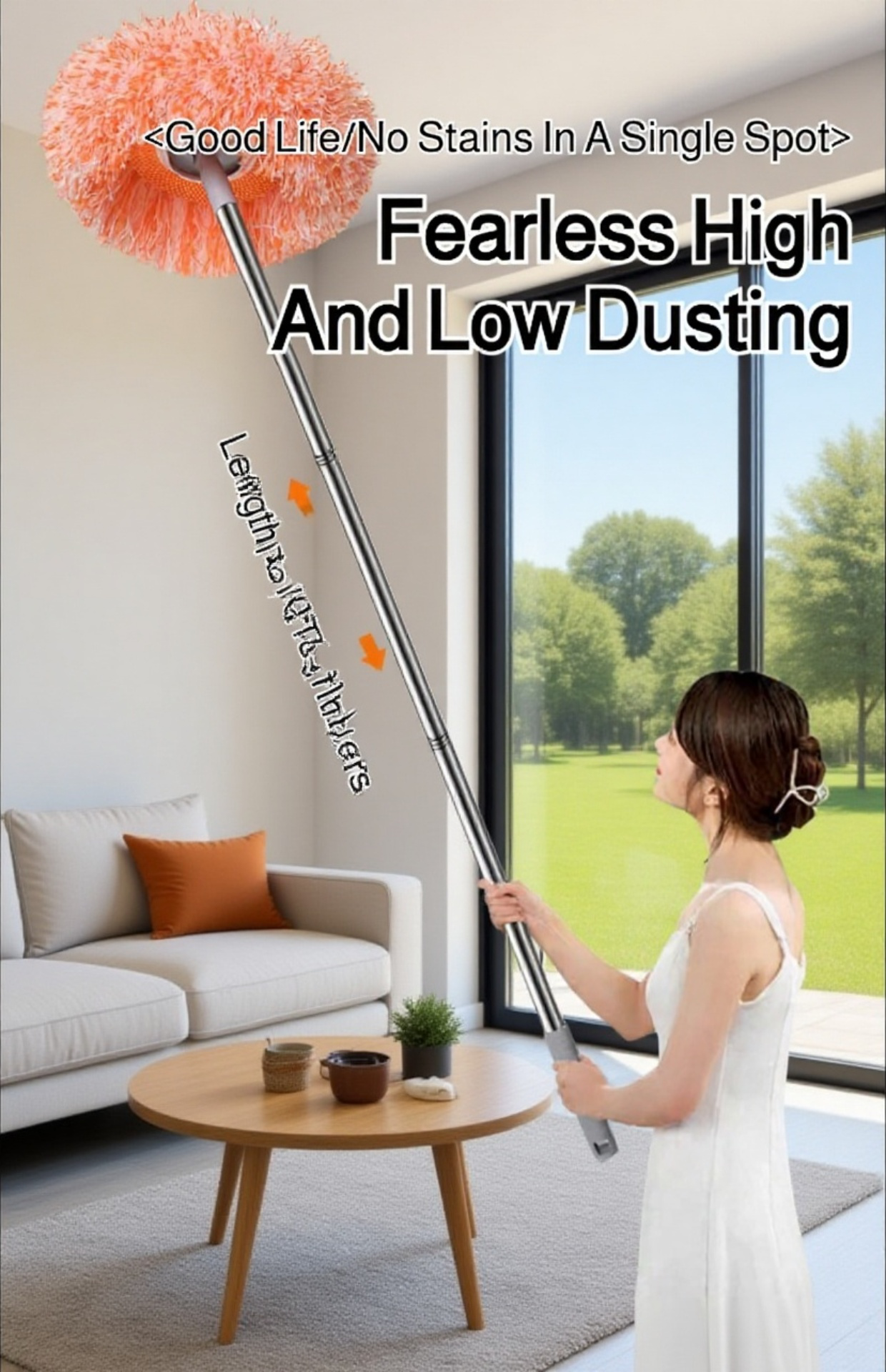 Versatile mop head for deep cleaning