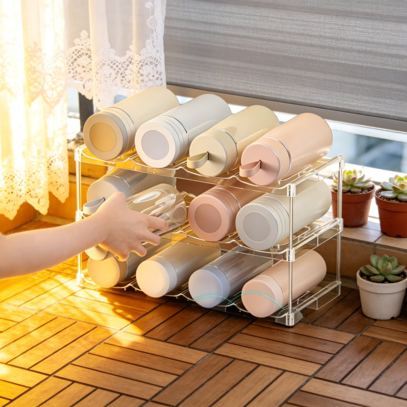 Soporte para vasos de agua fácil de limpiar y usar