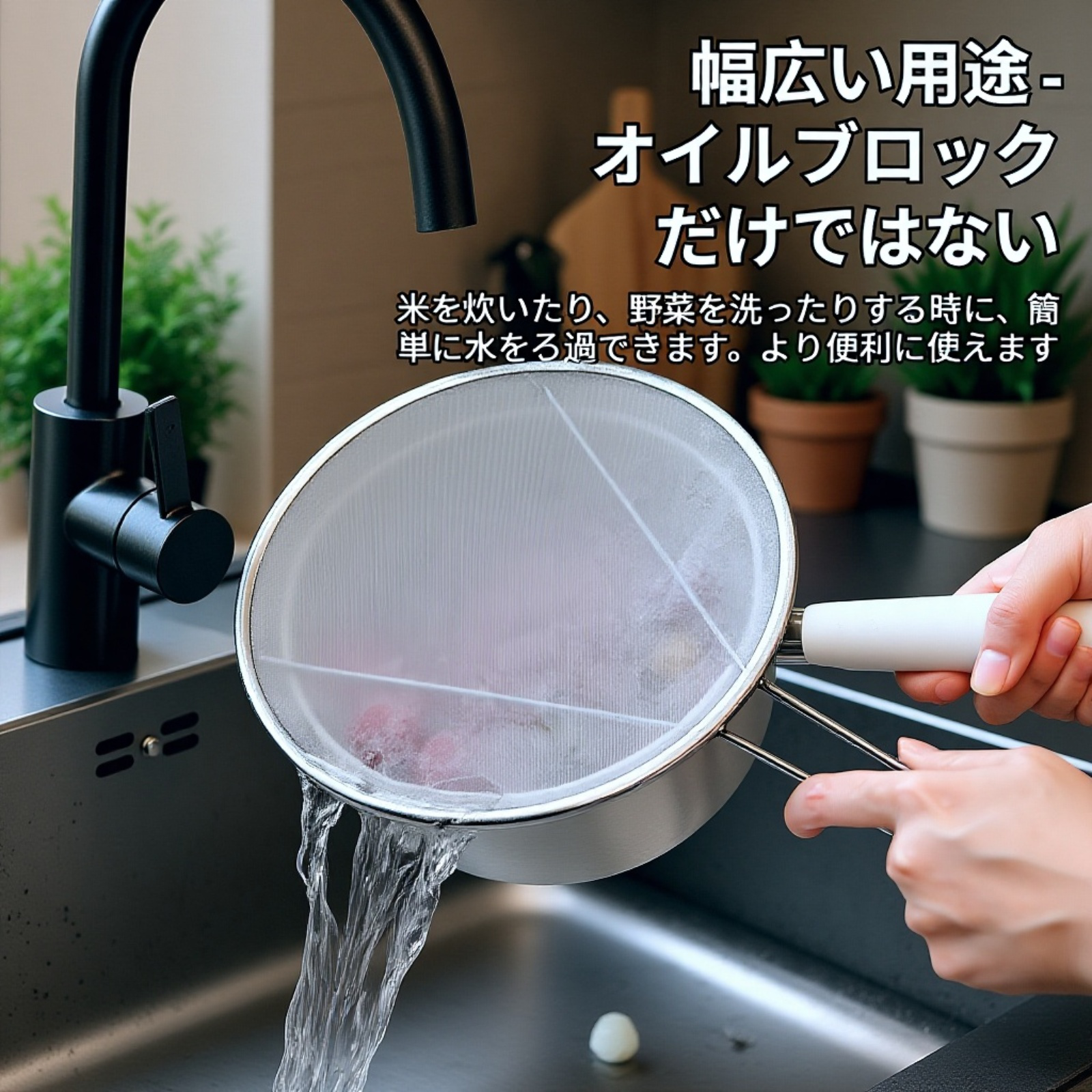 お手入れ簡単なポットカバー