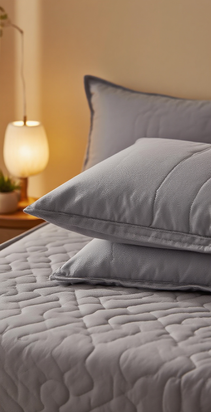 깔끔하게 감싸지는 침대 커버