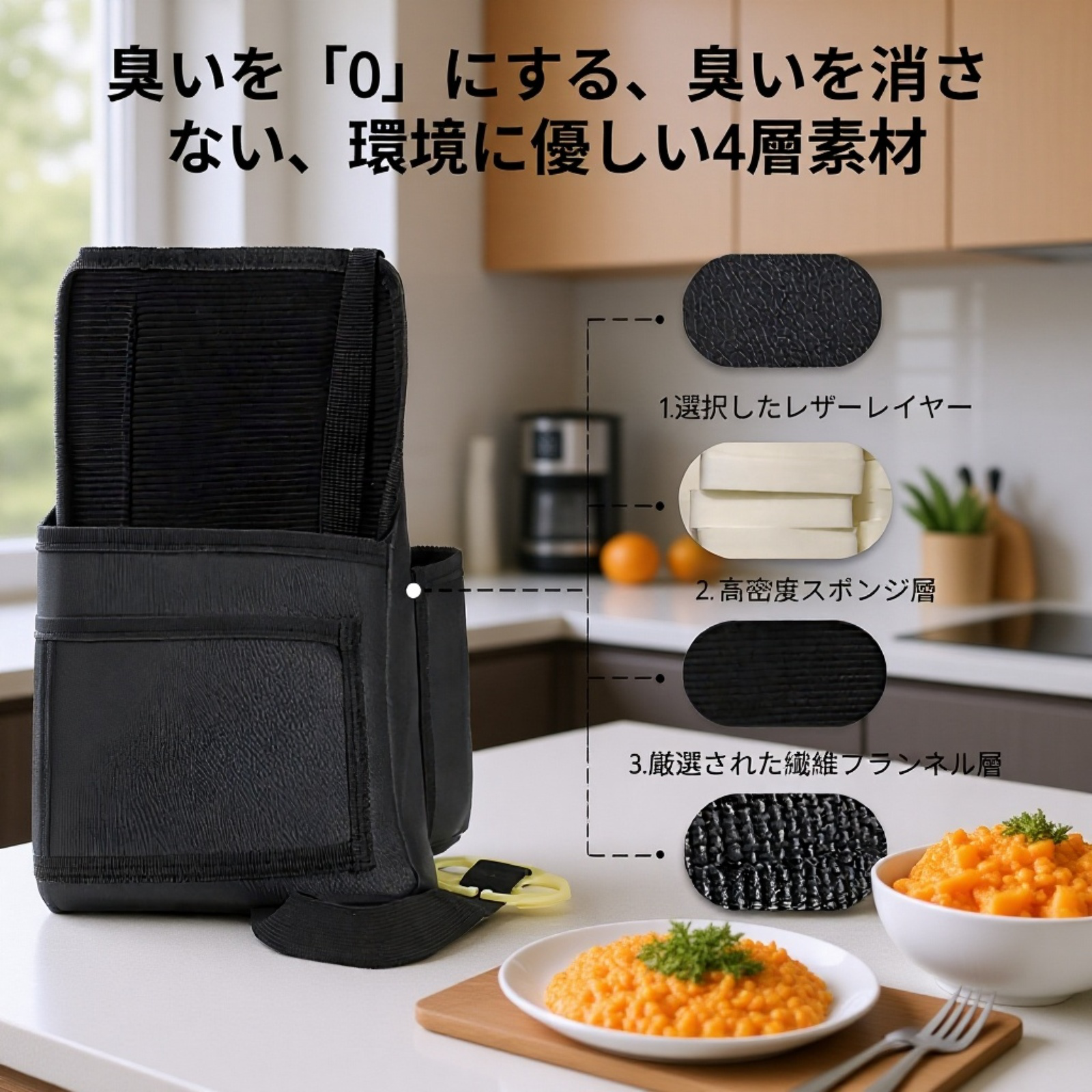 多機能車用シート間収納バッグ・車載ティッシュボックス