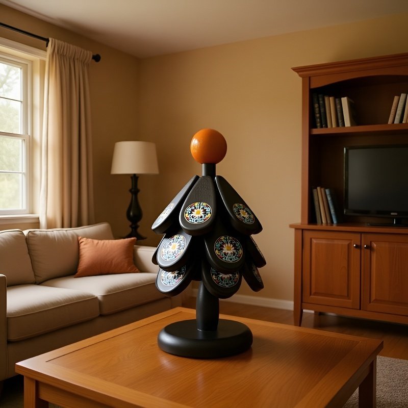 Almohadilla antiescaldaduras de madera para mesa, salvamanteles y posavasos