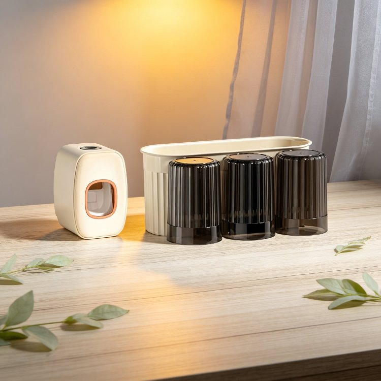 Juego de exprimidores de pasta de dientes